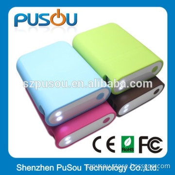 Sedex 4 pillar USB power bank 6600MAH for all kinds of mobile phones